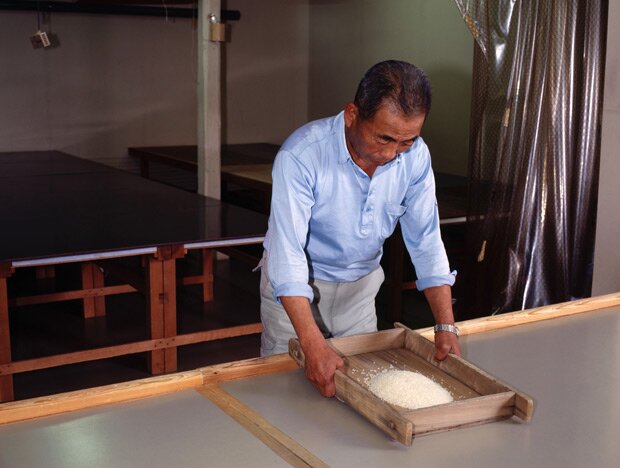 Sake making